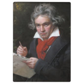 Missa Solemnis: Ludwig Beethoven Klassische Musik Klemmbrett (Rückseite)