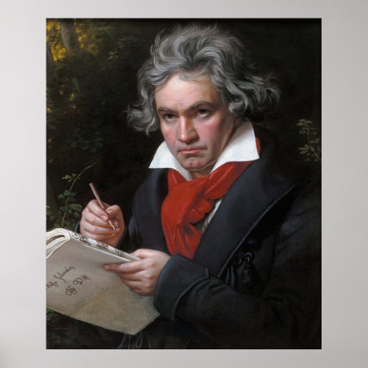 Missa Solemnis: Ludwig Beethoven Klassische Musik Poster (Vorne)