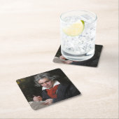 Missa Solemnis: Ludwig Beethoven Klassische Musik Rechteckiger Pappuntersetzer (Vor Ort)