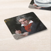 Missa Solemnis: Ludwig Beethoven Klassische Musik Rechteckiger Pappuntersetzer (angewinkelt)