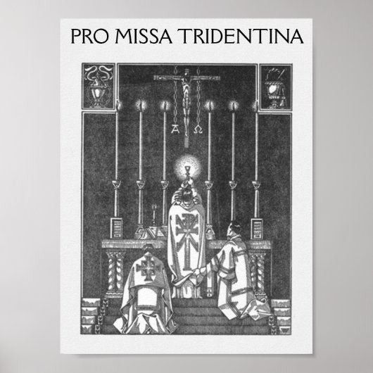 MISSA TRIDENTINA POSTER (Vorne)