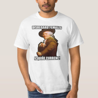 Missachtungs-Frauen erwerben Währungs-T - Shirt