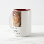 Missbilligenhäschen-Kaninchen-Ho Ho Ho Tasse (Vorderseite Links)