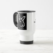 Missbilligenreise-Tasse der kaninchen-2 Reisebecher (Vorderseite Links)