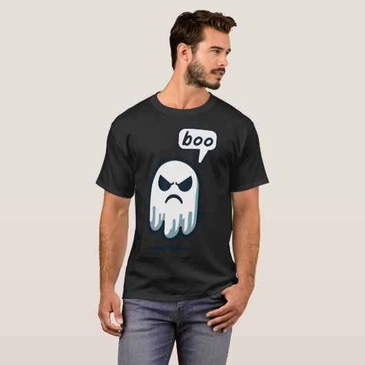Missbilligung Ghost: Boo! T-Shirt (Vorne ganz)