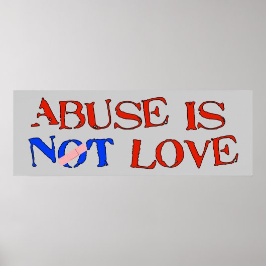 Missbrauch ist keine Liebe Poster (Vorne)