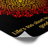 Missbrauch Überlebende Mandala Inspiration Poster (Ecke)