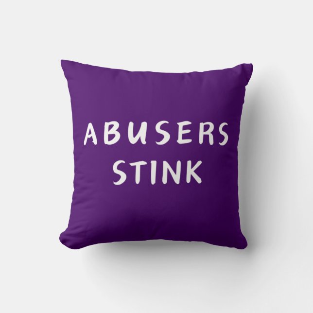 Missbraucher stinken kissen (Vorderseite)