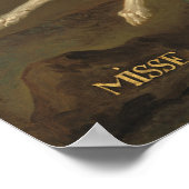 Misse und Luttine - Jean-Baptiste Oudry Fine Art Poster (Ecke)