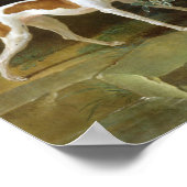 Misse und Turlu, zwei Windhunde von Louis XV Poster (Ecke)