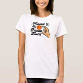 Missed It By That Much Orange Pickleball Funny T-Shirt (Vorderseite)