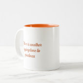 Misserfolg ist ein weiterer Schritt in Richtung gr Zweifarbige Tasse (Vorderseite Links)