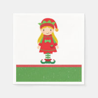 Misses Elf und Candy Canes Mittlere Geschenktasche