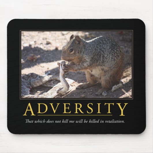 Missgeschick Demotivational Mousepad (Vorne)