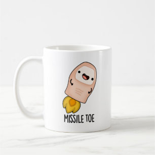 Missile Toe Funny Mistletoe Pun Kaffeetasse