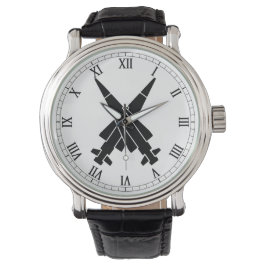 Missileman Zweigstelle Abzeichen unter Beobachtung Armbanduhr