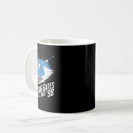 Missing Gates Since 98 Alpine Skiing Kaffeetasse (Vorderseite Links)