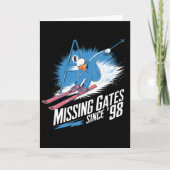 Missing Gates Since 98 Alpine Skiing Karte (Vorderseite)