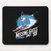 Missing Gates Since 98 Alpine Skiing  Mousepad (Vorne)