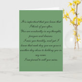 Missing sppouse overseas in the military karte (Gelbe Blume)