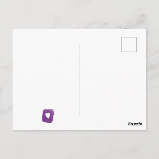 Missing You A Latte Postcard Postkarte (Rückseite)