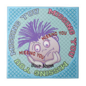 Missing You Face tile Fliese (Vorderseite)
