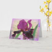 Missing you floral card karte (Gelbe Blume)
