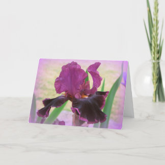Missing you floral card karte