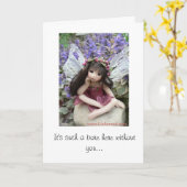 Missing You Greeting Card Karte (Gelbe Blume)
