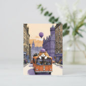 Missing You I Feel Lost Without You Postkarte (Stehend Vorderseite)