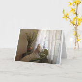 Missing You... Karte (Gelbe Blume)