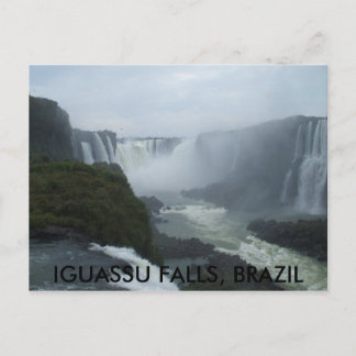 Mission 032, IGUASSU FALLS, BRASILIEN Postkarte