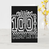Mission 100 Days Complete Classroom Countdown Karte (Gelbe Blume)