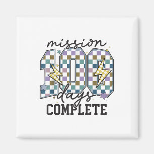 Mission 100 Tage abgeschlossen 100 Tage der Schule Magnet