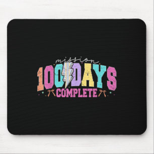 Mission 100 Tage abgeschlossen 100 Tage der Schule Mousepad
