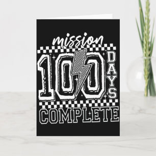 Mission 100 Tage Vollständiger Klassenraum-Countdo Karte