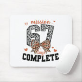 Mission 67 Days Complete Back To School Bow Leopar Mousepad (Mit Mouse)