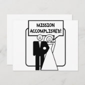 "Mission Accomplished" Ehe (Vorne/Hinten)