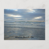 Mission Beach, CA Postkarte (Vorderseite)