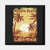 Mission Beach California Magnet (Vorne)