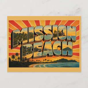 Mission Beach Queensland Australien Tropische Küst Postkarte