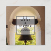 Mission Bells California Foto Reisen Tourismus Quadratische Visitenkarte (Vorderseite)