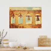 Mission Bells, San Juan Capistrano Poster (Küche)