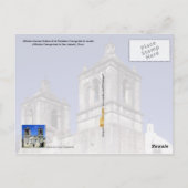 Mission Concepción in San Antonio, Texas Postkarte (Rückseite)