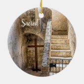 Mission Concepción, San Antonio, Sacred, Keramik Ornament (Hinten)