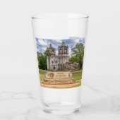Mission Concepción, San Antonio, Texas, Bierglas Glas (Vorderseite)