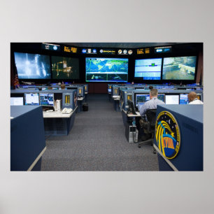 Mission Control Center (STS-119) Poster