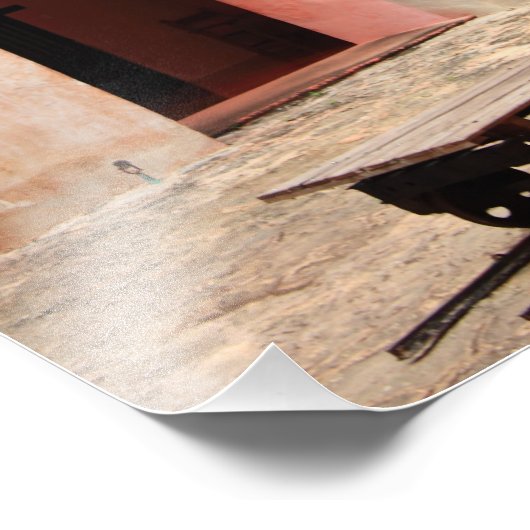 Mission Courtyard Fotodruck (Ecke)