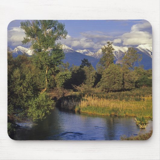 Mission Creek durchläuft das Nationale Bison Mousepad (Vorne)