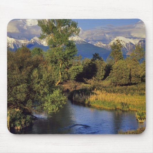 Mission Creek in der National Bison Range in Mousepad (Vorne)